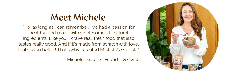 Michele's Granola Original Gluten-Free & Non-GMO, 5 LB Bulk Bag 5 Pound (Pack of 1) - micheles granola