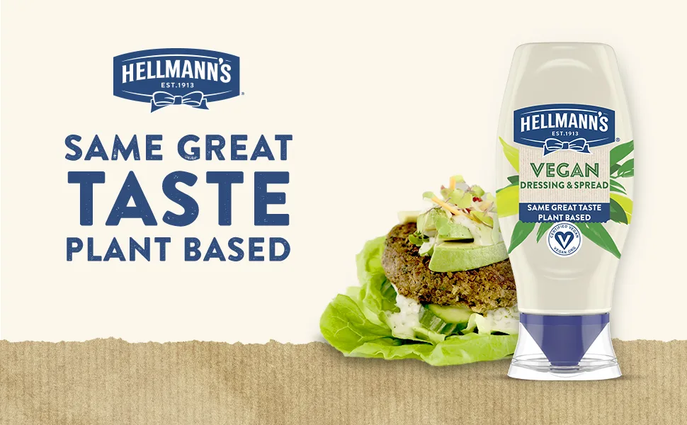 Hellmann's Vegan Dressing and Spread for a Rich, Creamy Plant-Based Alternative to Mayo Vegan Same Great Taste, Plant Based, Free From Eggs 11.5 oz, Pack of 3 - SAME GREAT TASTE PLANT BASED