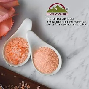 Himalayan Chef Pink Himalayan Salt Coarse Grain, Plastic Jar - 5 lbs. For Refill Grinders - pink himalayan salt jar