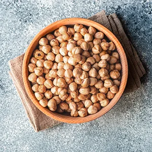 We Got Nuts® Blanched Hazelnuts Filberts - No Shell - Packed Fresh in Resealable Bag (3 Pound Bag) 3 Pound/48oz - Blanched Hazelnuts