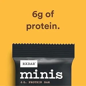 RXBAR Minis, 30ct Variety Pack, 0.92 Oz - 30 Count (Pack of 1) Variety Pack 30 Count (Pack of 1) - 6g protein