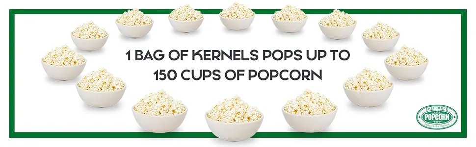 Preferred Popcorn Non-GMO Popcorn, 28 Ounce bag, Pack of 4, 30 Servings Per Bag - Preferred Popcorn Yellow Kernels