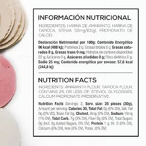 Kalan Obleas Mexican Snack - Healthy Snacks - Vegan Amaranth Flour Wafers No Sugar Added (Mix (Coco, Chocolate, Berry)) - facts