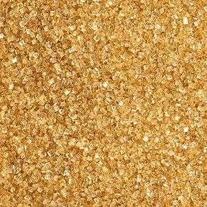 DecoPac Sanding Sugar, Sparkling Gold Edible Sugar Sprinkles, Edible Sanding Sugar in Handheld Container, Sugar Sprinkle Mix For Celebration Cakes, Cupcakes, Cookies, 33oz - Sparkling Gold - DecoPac Gold Sugar Sandings