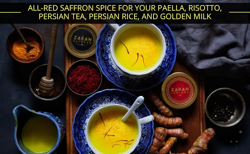 Zaran Saffron, Superior Saffron Threads (Super Negin) Premium grade Saffron Spice for Paella, Risotto, Tea's, and all Culinary Uses (10 Grams) 10.0 Grams - ZARAN SAFFRON JALEBI