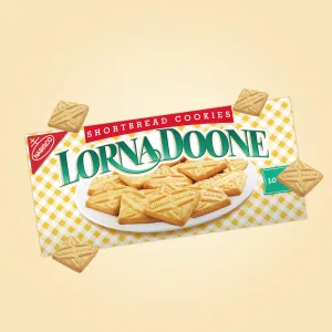Lorna Doone Shortbread Cookies, 3 - 10 oz Boxes of 10 Snack Packs + Bonus SWEDISH FISH Mini Soft & Chewy Candy Snack Pack - image