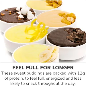 WonderSlim Protein Pudding Mix, Variety Pack - 6-7g Net Carbs, 80-90 Calories, 0.5-2g Fat, 12g Protein (7ct) - Feel full for longer sweet pudding 12g protein energy snack day dessert pudding mix instant