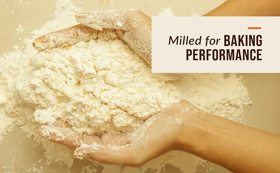 100% Organic Bread Flour - Flour for Baking - 5 Pounds Bread Flour 5 Pound (Pack of 1) - flour