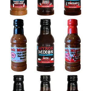 Myron Mixon BBQ Sauce | Hog Sauce | Champion Pitmaster Recipe | Gluten-Free BBQ Sauces, MSG-Free, USA Made | 16 Oz Bottle - Sauces