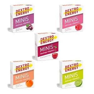 Dextro Energy Minis Cassis |50g dextrose tablet |Quickly available glucose in a practical clickbox |Suitable for everyday life & sport (pack with 2) 50 g (2 -pack) currant 1 x 50g - minis alle sorten