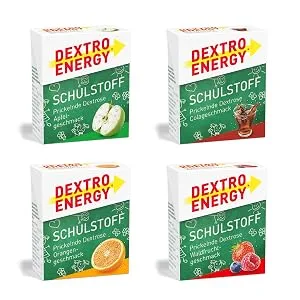 Dextro Energy School Apple - 50g (1 piece) - sparkling glucose for every test quickly available carbohydrates perfectly portioning apple 50 g (1 Pack) - schulstoff alle sorten