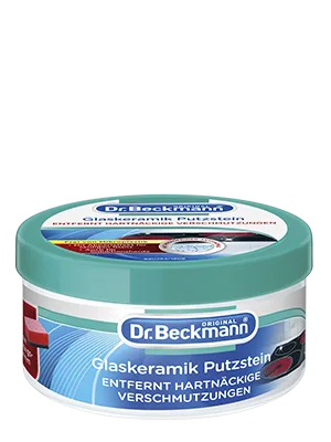 Dr. Beckmann glass ceramic cleaning stone | effective hob cleaner | incl. special sponge 1x 250 g 1 pack - Glaskeramik Putzstein