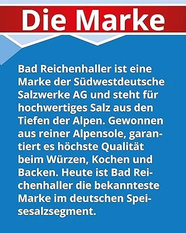 Bad Reichenhaller Alpensalz - Salz Marke