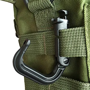 valonic Molle carabiner | plastic snap hook | for backpack belt | black | Molle accessories | Grimlock grimloc - valonic carabiner