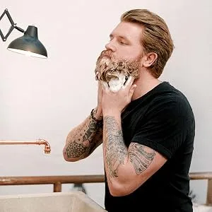 Beard Shampoo (200ml) BROOKLYN SOAP COMPANY Beard soap cleans and cares for the beard reduces dandruff 200 ml (1 pack) - bartseife bartshampoo einmassieren anwendung gleichmäßig verteilen