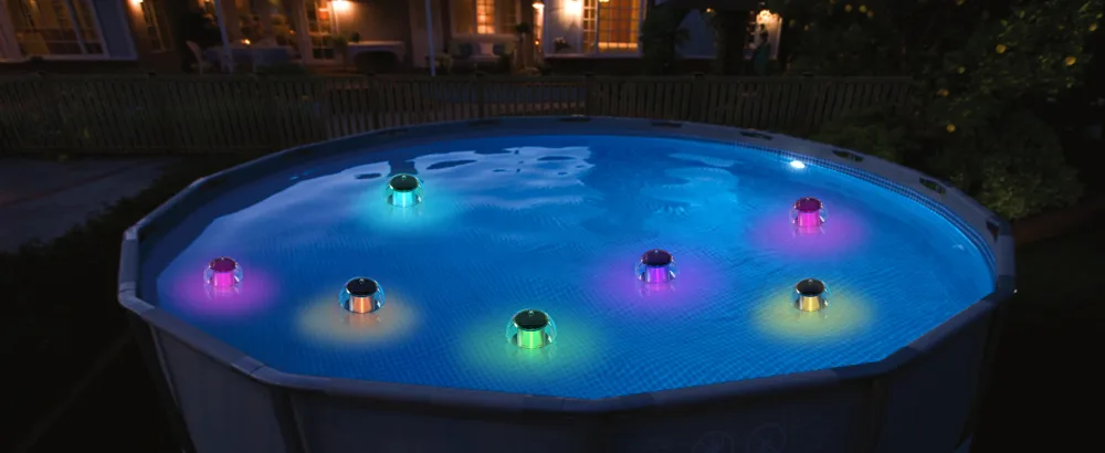 ELETOROT Solar floating pool lighting pool accessories pond lighting solar floating ball pool light water light multiple decoration for pool pond garden flowers (2 pieces) 2 pcs - pool lichter unterwasser