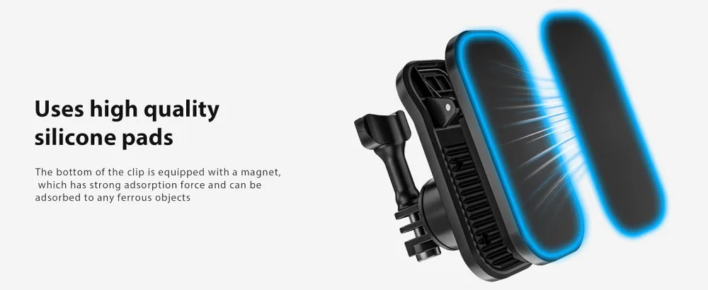 STARTRC Magnetic Backpack Shoulder Strap Mount 360 Universal Quick Release Backpack Mount for DJI Action/Osmo Pocket/Max/Mini/Hero/Fusion Session/Insta360 and Action Camera Accessories Backpack Clip Mount - Magnetische Rucksack-Schultergurthalterung