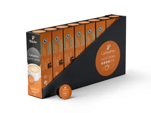 Tchibo Cafissimo storage box espresso strong coffee capsules 96 pieces (espresso intensive with strong roasted aromas) sustainable & fair trade 720 g (1 Pack) - Cafissimo Kapsel