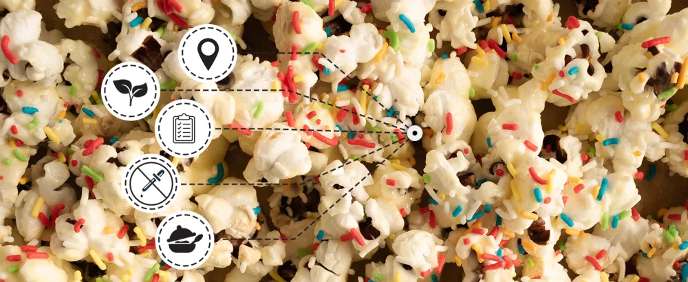 Biojoy ORGANIC Popcorn Corn Ruby Red (2 kg) unsweetened and unsalted cinema popcorn corn 2 kg (1 pack) - gesund kernels mais corn lecker smartfood maschine premium natur zuckerfrei rote köstlich mushroom