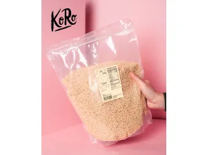KoRo - Soya Protein Crispies 1 kg - 60 % Protein Vegan Value Pack - CRIS_004