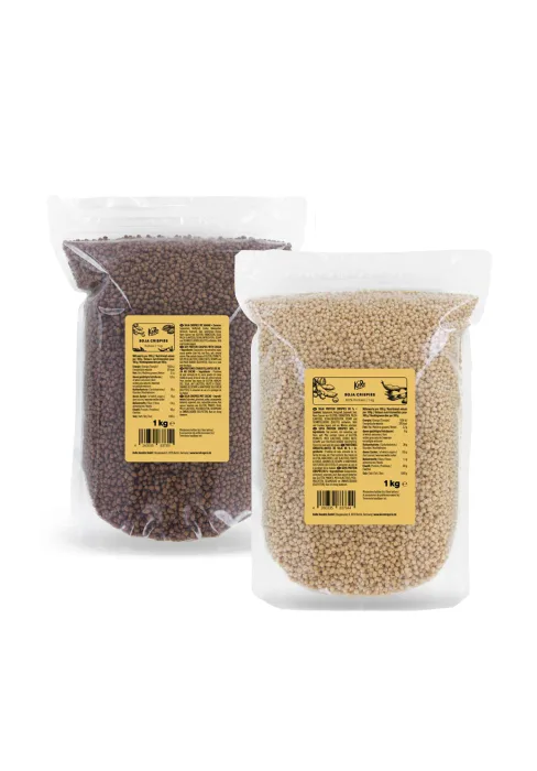 KoRo - Soya Protein Crispies 1 kg - 60 % Protein Vegan Value Pack - Soja Protein