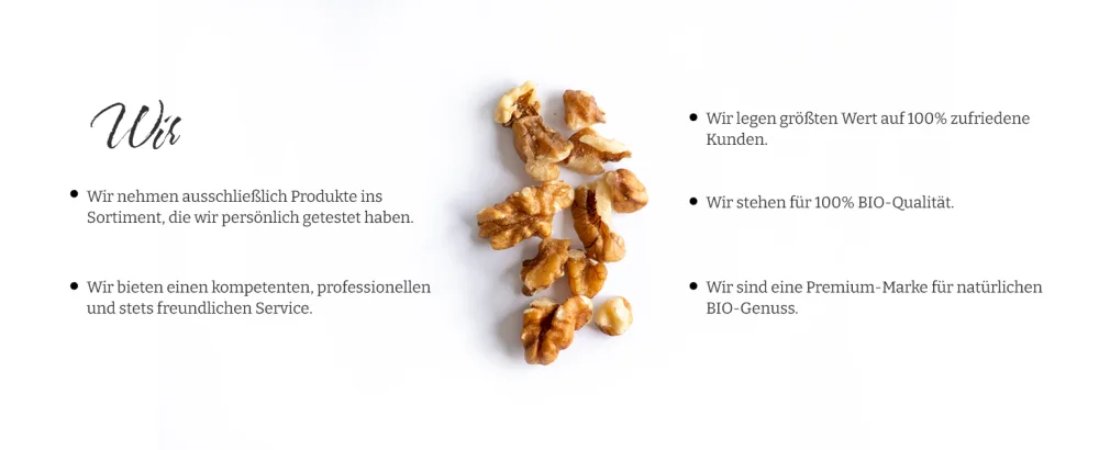 Biojoy ORGANIC walnut kernels eighth kernels (2 kg) walnuts without shell (Juglans regia) walnut kernels eighth kernels 2 kg (1 pack) - persönlich getestet ohne pestizide pestizidfrei lebensmittel qualität premium bio organic produkte