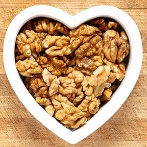Raw Natural California Walnuts Halves and Pieces 2 lb 2 lb (Single) - heart healthy smart snacking zero cholesterol california bulk raw light chandler walnuts