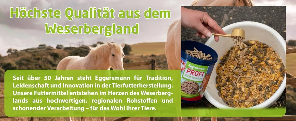 Eggersmann Profi Vitamin E and selenium - supplementary feed for horses - To support the muscles - 1 kg can professional vitamin E + selenium 1 kg (1 Pack) - magnesium vitamine kräutermischung konzentrat darm pferdeleckerlis mineralfutter