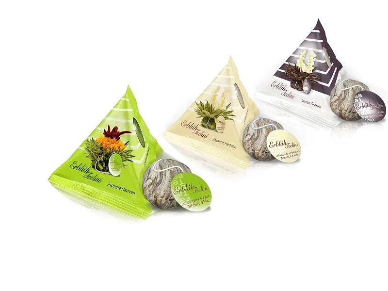 Creano tea flowers 36 tea balls in cup format - Teelini black tea bulk pack - product information 2
