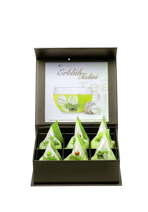 Creano tea flowers 36 tea balls in cup format - Teelini black tea bulk pack - product information 7
