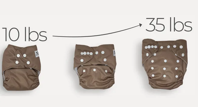 Nora's Nursery Cloth Diapers 7 Pack with 7 Bamboo Inserts & 1 Wet Bag - Baby Diapers - Ballet Slippers - size