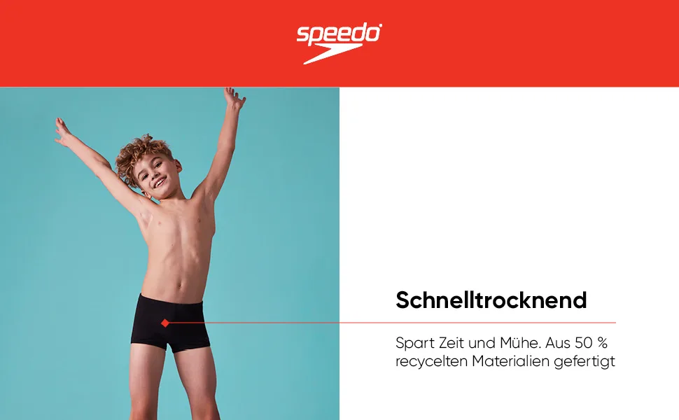 Speedo Endurance Black 15 Years Old Endurance+ - 8-134610001 ECO Endurance+ Aquashort
