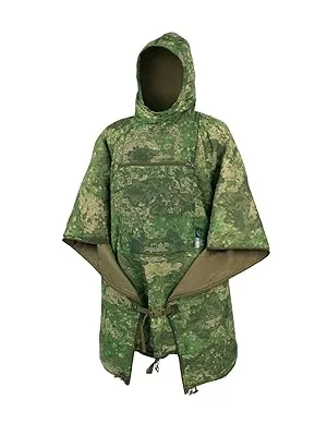 Helikon-Tex SWAGMAN ROLL Poncho - Nylon One Size Large Sizes Adaptive Green - Wildwood