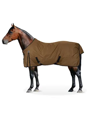 Equinate Rain Blanket Springfield Turnout Blanket with Fleece 135cm Bronze Bronze 135cm - Springfield Bronze