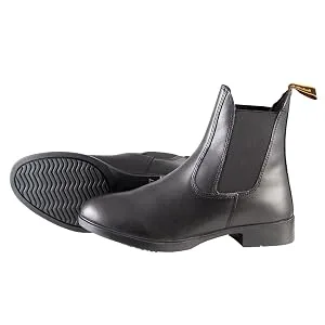 Pfiff 100374 Jodhpur ankle boots Jodhpur riding boots ankle boots leather look black 39 EU - 100374