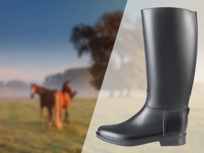 PFIFF 101658 Riding boots Glasgow rubber riding boots children women black 29-42 39 EU black - 101658