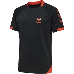 hummel hmlGG12 Action Jersey S/S Kids 140 Black/Cherry Tomato - product information 3