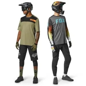 Fox Racing Unisex Kids YTH Defend Ls Jersey Youth 6" Ranger Crew Socks L Black - DEFEND
