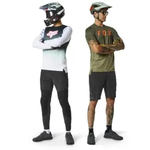 Fox Racing Unisex Kids YTH Defend Ls Jersey Youth 6" Ranger Crew Socks L Black - Flexair Jersey MTB