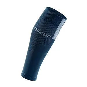 CEP - Ultralight compression calf supports for women | Calf supports with compression II 3.0 - Sky/Gray - calf sleeve 3.0