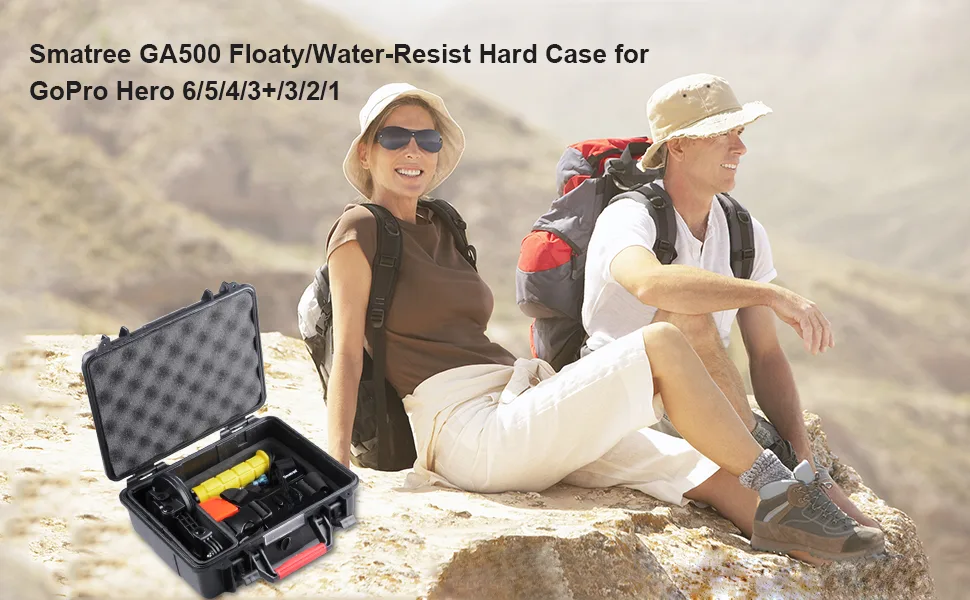 Smatree Hard Case Waterproof Compatible with DJI OSMO Action/GoPro Hero 11/10/9/8/7/6/5/4/3/3+ EU-Smatree0022 - product information 1