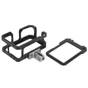 GoPro Housing Frame Frame Housing Open Frame Case with Mini Wrench Frame Mount Protective Housing Case Made of Aluminum Alloy Compatible with Action Cameras Accessories Black - product information 4