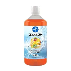 Beverage concentrate with raspberry taste i zeroup sugar-free 1000 ml low carb vital drink syrup i Herrlan quality raspberry 1 l (1 Pack) - Getränkekonzentrat