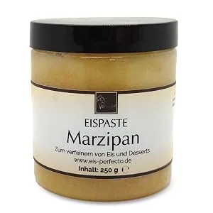 Marzipan-Eispassen for delicious aromatic ice cream also to refine delicious cakes desserts drinks chocolates cakes and much more content 250 g - Marzipan-Eispaste
