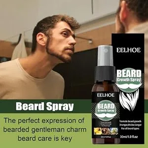 Fulenyi Beard Growth Kit Beard Care Set 30ml Beard Growth Kit for Men Beard Derma Roller Beard Growth Serum Oil Beard Balm - Beard Growth Kit