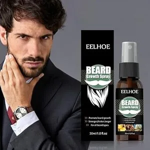 Fulenyi Beard Growth Kit Beard Care Set 30ml Beard Growth Kit for Men Beard Derma Roller Beard Growth Serum Oil Beard Balm - Beard Growth Kit