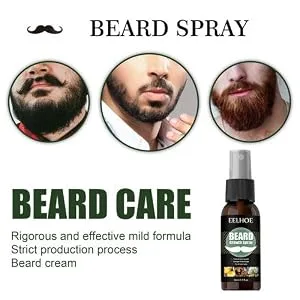 Fulenyi Beard Growth Kit Beard Care Set 30ml Beard Growth Kit for Men Beard Derma Roller Beard Growth Serum Oil Beard Balm - Beard Growth Kit