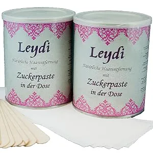 1000g Leydi sugar paste in a can - refill set for sugaring and hair removal at home - Leydi Zuckerpaste Sugaring Waxing Haarentfernung Sugar Ilik Agda Zuckern +