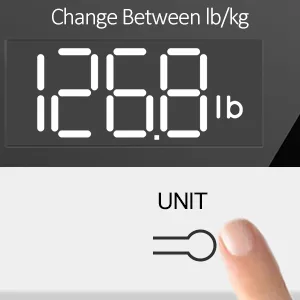 RENPHO Digital Bathroom Scale, Highly Accurate Body Weight Scale with Lighted LED Display, Round Corner Design, 400 lb (Gradient, 10.2"/260mm) Gradient 10.2"/260mm - digital bathroom scale