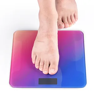RENPHO Digital Bathroom Scale, Highly Accurate Body Weight Scale with Lighted LED Display, Round Corner Design, 400 lb (Gradient, 10.2"/260mm) Gradient 10.2"/260mm - product information 3